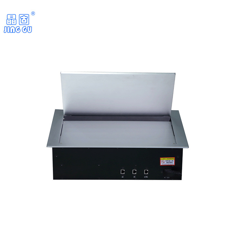 晶固15.6-21.5寸屏幕朝上电脑翻转器会议桌高清触摸显示屏翻转器