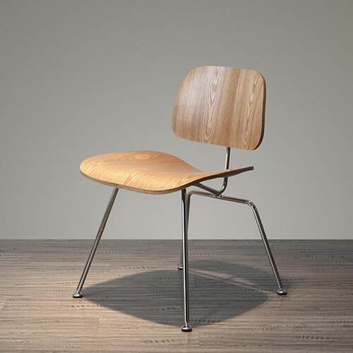 DCMMoldedPlywoodDiningChair高矮背伊姆斯餐椅凳子弯曲木