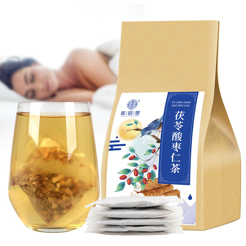 新日期酸枣仁酸枣仁茶120g/袋 袋泡茶 茯苓百合红枣茶山药