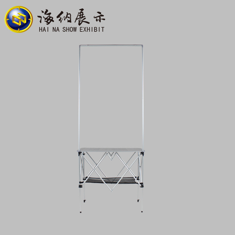 促销桌折叠广告加粗品尝试饮展台展会铝合金广告牌展示架子促销台