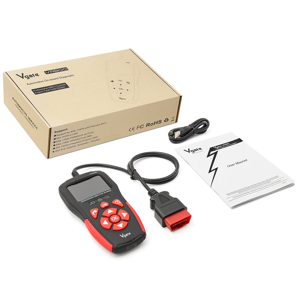 Vgate VR800 OBD2 Code Scanner Reader 读码卡故障诊断仪