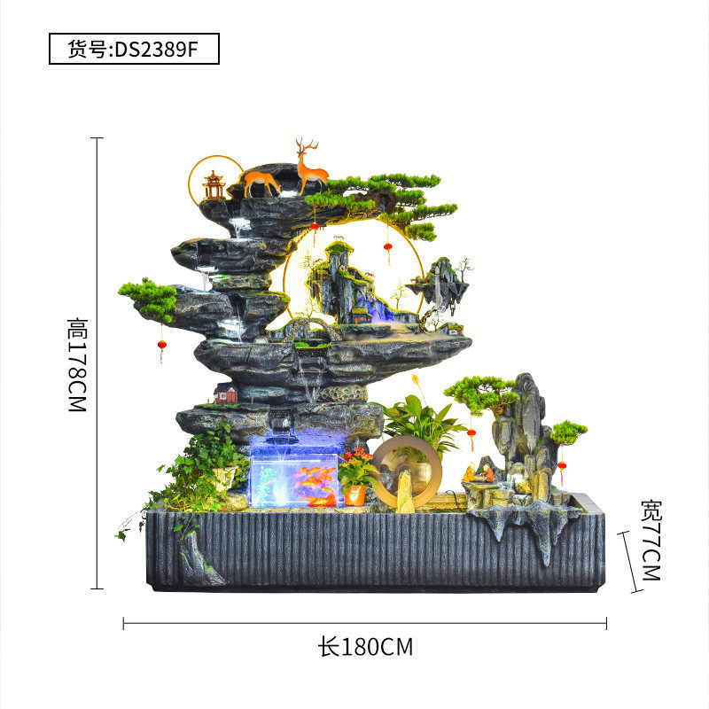 大型假山流水喷泉别墅花园庭院装饰公司阳台户外鱼池瀑布景观摆件,家居饰品,装饰摆件,淘宝优惠券,粉丝福利购,淘宝优惠卷