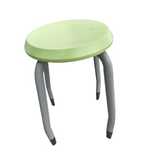 学校理化生教室学生凳升降凳三脚钢管圆凳车间方凳悬挂凳低倍椅