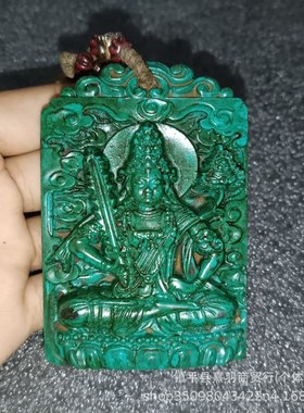 热销大量批发做旧高仿绿松石八大守护神十二生肖普贤不动明王直播
