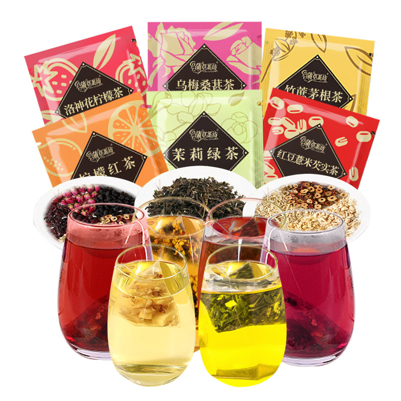新货蜜桃乌龙茶荔枝茶包柠檬绿茶草莓红茶组合乌龙茶dlb