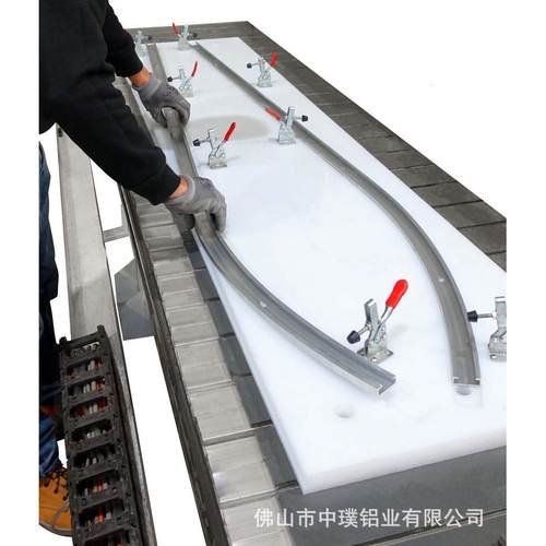 厂家供应铝型材拉弯铝合金折弯拉圆焊接工艺机器多弧度滚弯