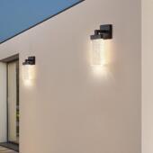 户外壁灯防水阳台室外别墅庭院走廊过道外墙灯简约水晶床头灯