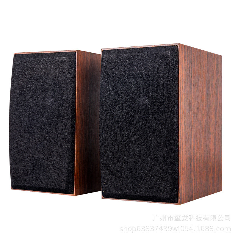 电脑音响技拓JT2818全木质音箱台式机笔记本桌面低音炮音响供爆款