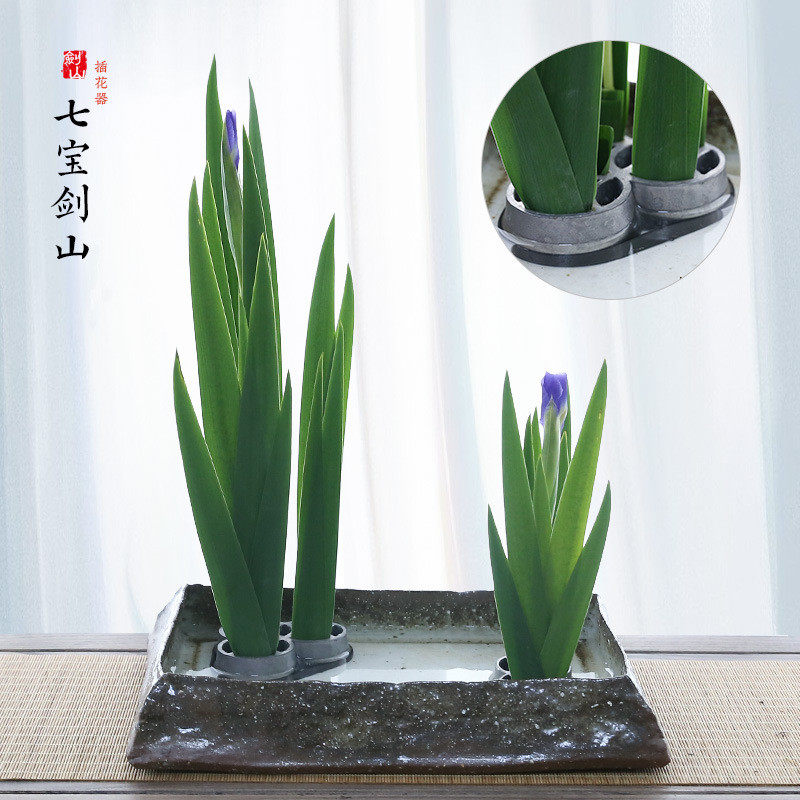 七宝花留底不锈钢花道插花工具小原流器皿插花花器剑山插花器座垫,鲜花速递/花卉仿真/绿植园艺,园艺用品套装,淘宝优惠券,粉丝福利购,淘宝优惠卷