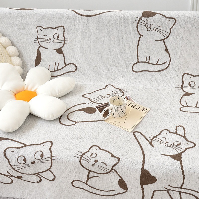 四季通用全包沙发套罩椅子卡通露营毯野餐垫沙发巾盖布沙发盖巾