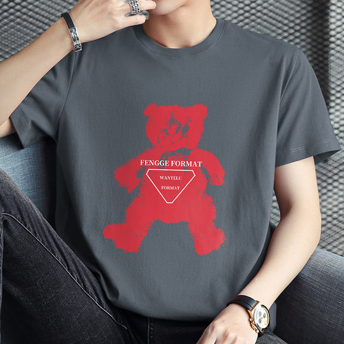 100%纯棉短袖透气吸汗不易起球