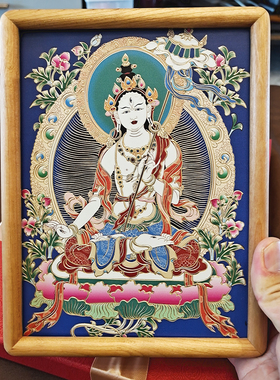 桌摆件+唐卡+可定制+手工錾刻