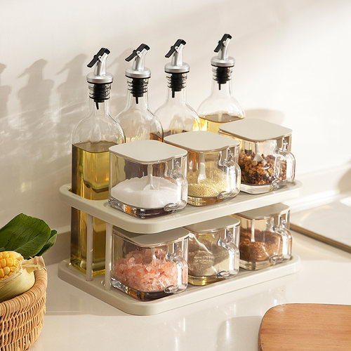 厨房调味罐架价格 厨房调味罐架图片 星期三