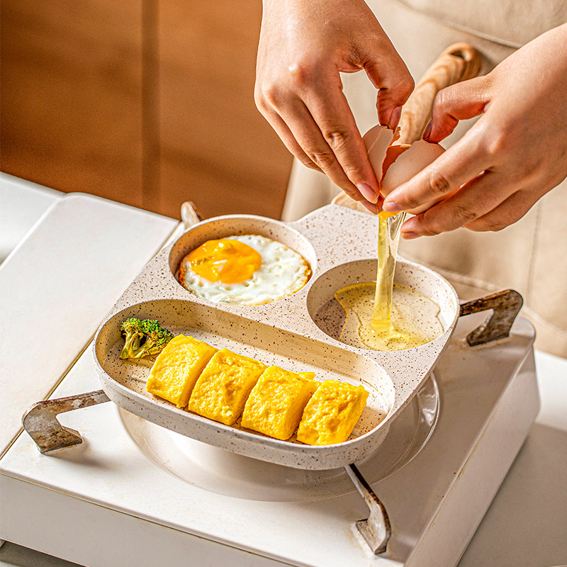 摩登主妇三合一煎蛋锅神器不粘平底家用煎锅煎饼锅鸡蛋汉堡早餐锅怎么样,好用不?
