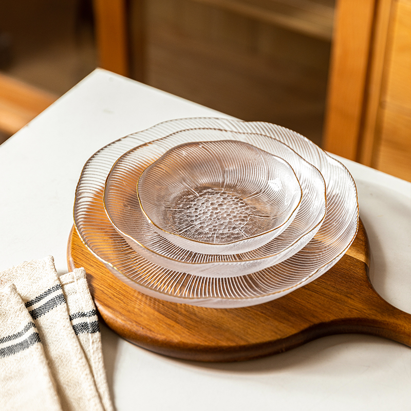 摩登主妇玻璃水果盘简约