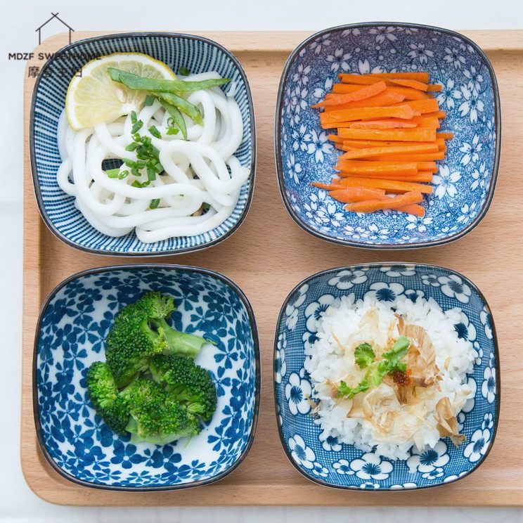Modern housewives Japanese snacks, ceramic tableware and eating bowl