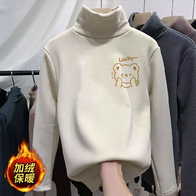 女童德绒长袖t恤2025新款中大童秋冬保暖内搭加绒打底衫加厚上衣,童装/婴儿装/亲子装,T恤,淘宝优惠券,粉丝福利购,淘宝优惠卷