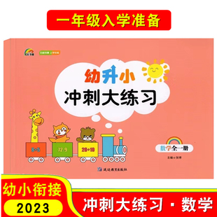 彩虹早教 20以内加减法天天练幼儿园大班口算速习题本 幼升小数学冲刺大练习测试卷幼小衔接入学一本全小学一年级数学课程提前练10