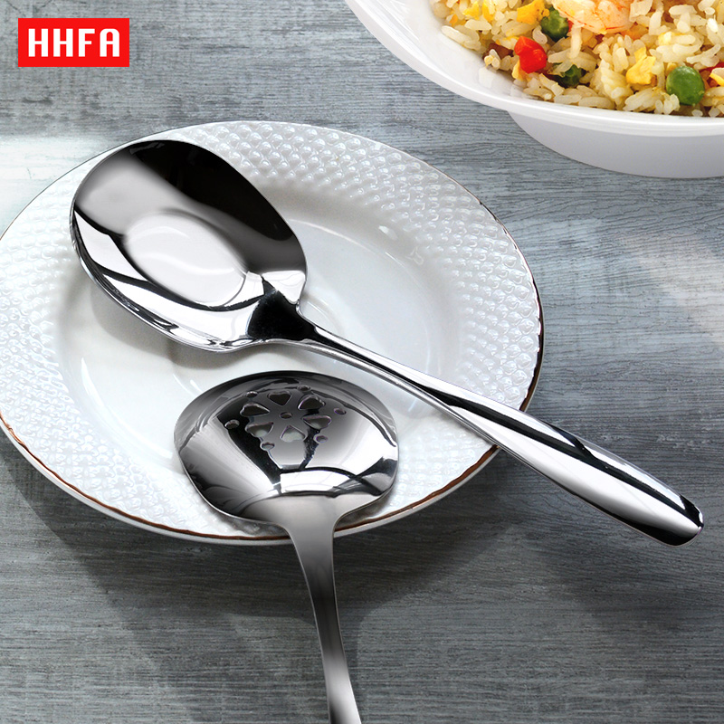 HHFA分餐勺漏勺304不锈钢2种尺寸