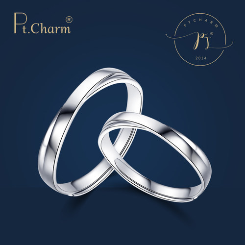 铂金戒指Pt．Charm情侣对戒结婚