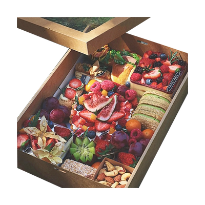 秋游甜品蛋糕露营户外牛皮纸烧烤