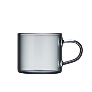 玻璃茶杯小杯子小玻璃杯带把品茗杯功夫小茶杯6只装茶具喝茶的杯