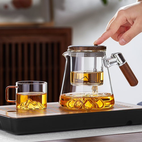 泡茶壶全玻璃内胆家用飘逸杯