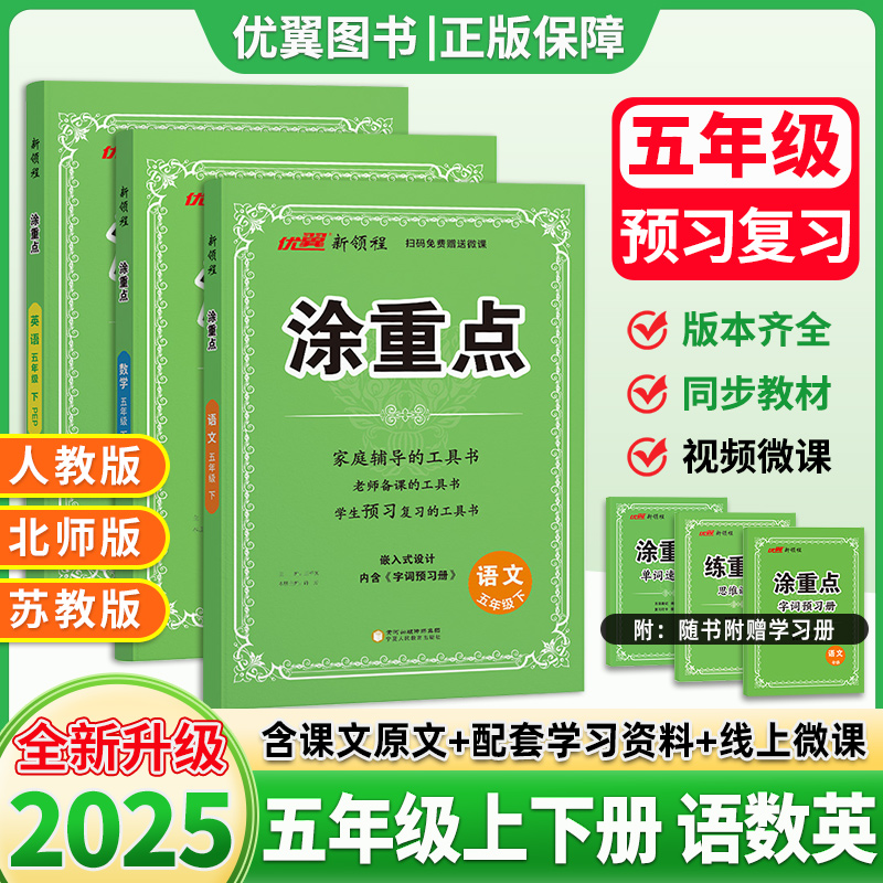 2025新版小学涂重点语文