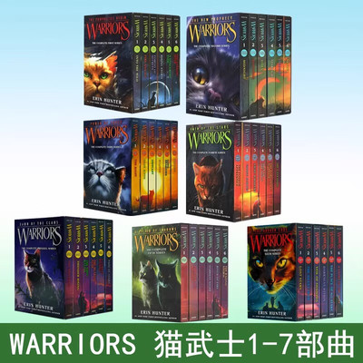 warriors猫武士英文原版绘本一二三四五六七部曲Warriors The Prophecies Begin儿童课外阅读英语故事书奇幻成长励志章节桥梁书