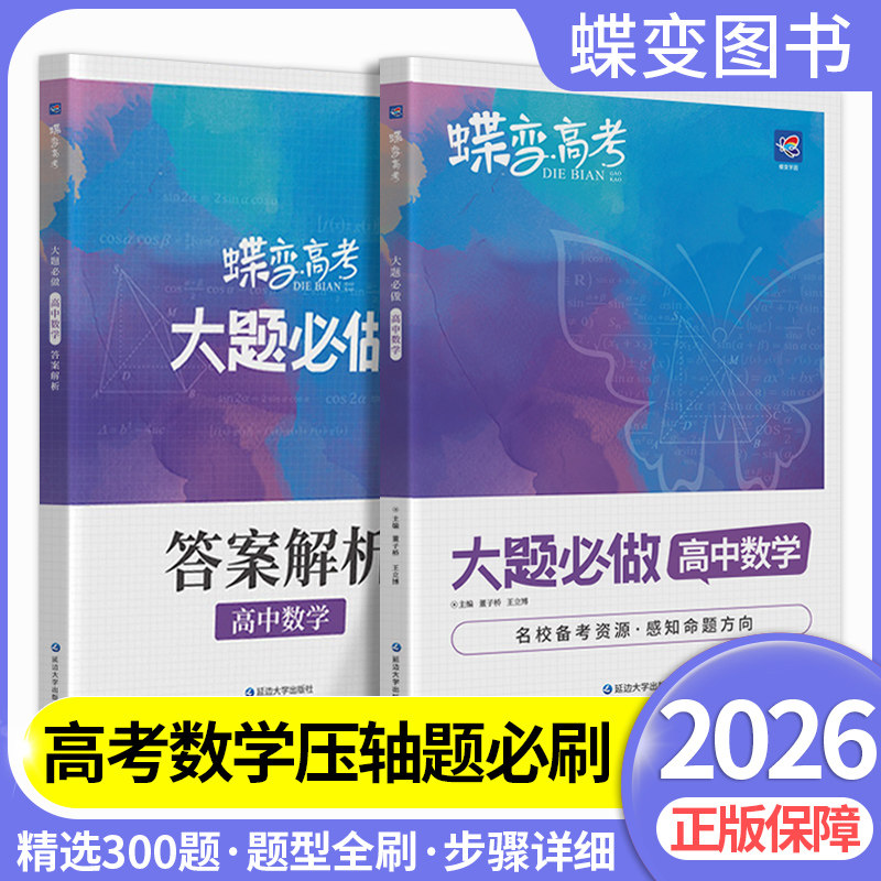 蝶变高考数学大题必刷题高中