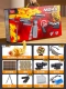 [Подарочная коробка] M249 Red [Подарок Gatling +30 Bullet Shell +60 Soft Bomb]