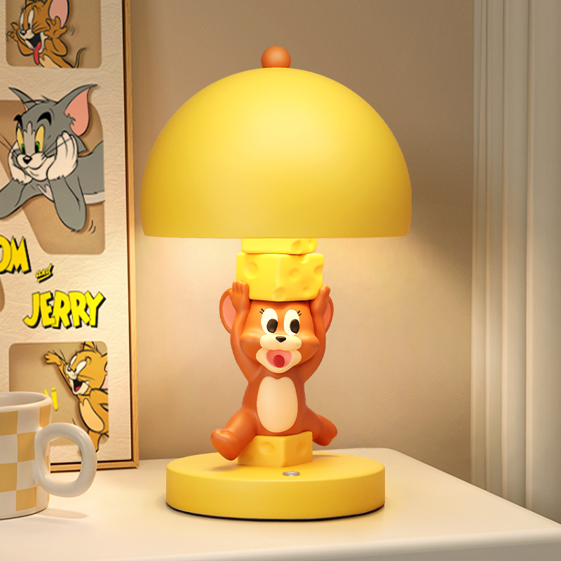 猫和老鼠装饰台灯卧室床头灯卡通创意小夜灯儿童房间可爱氛围灯
