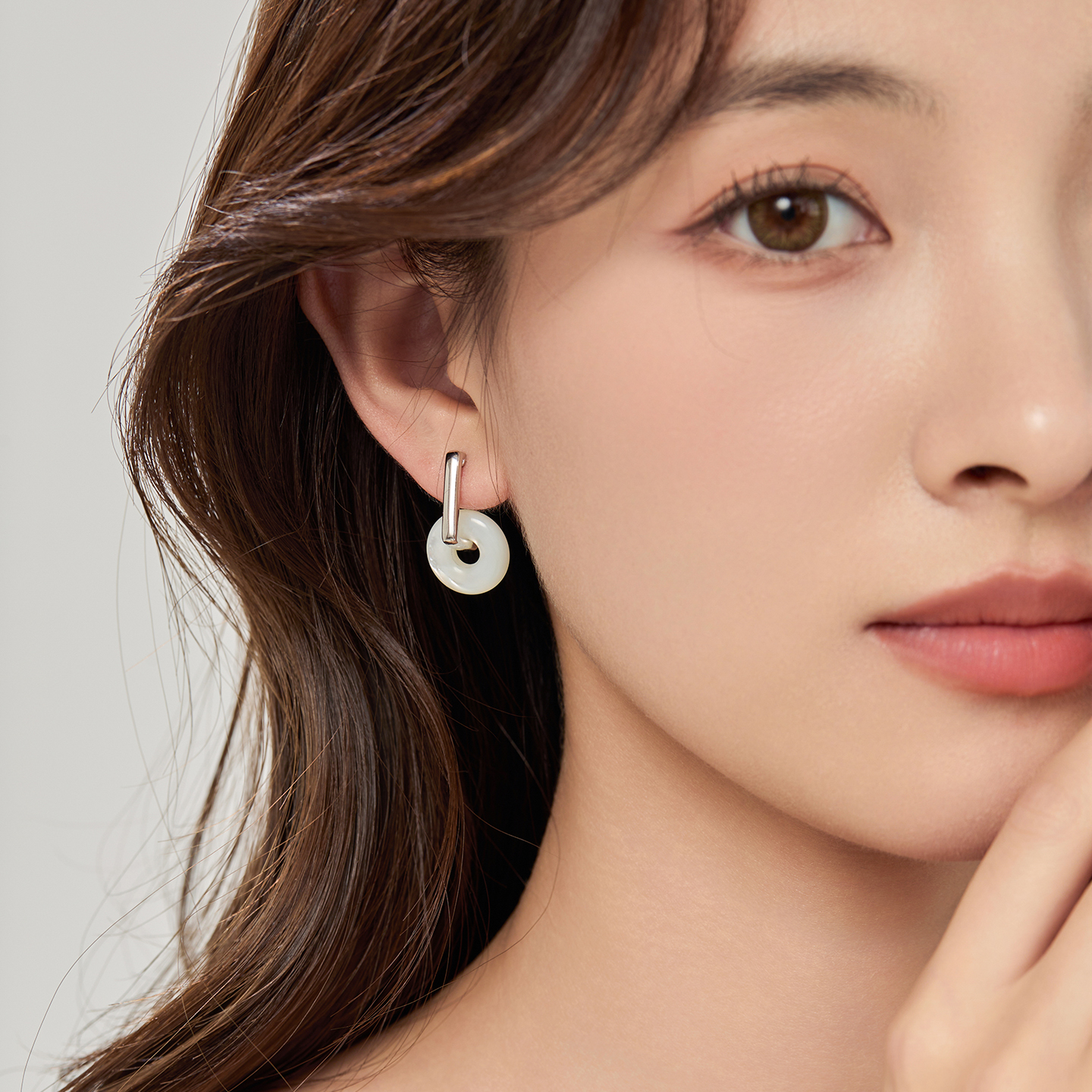 阳光的味道925银精品耳夹