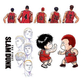 灌篮高手车贴划痕遮挡卡通动漫篮球世纪击掌汽车电动车摩托车贴纸