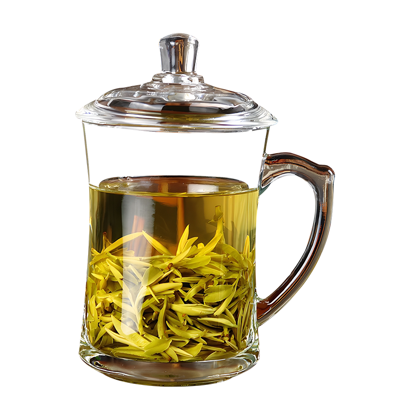 加厚无铅玻璃杯耐高茶杯