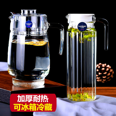 乐美雅玻璃冷水壶耐高温凉水壶