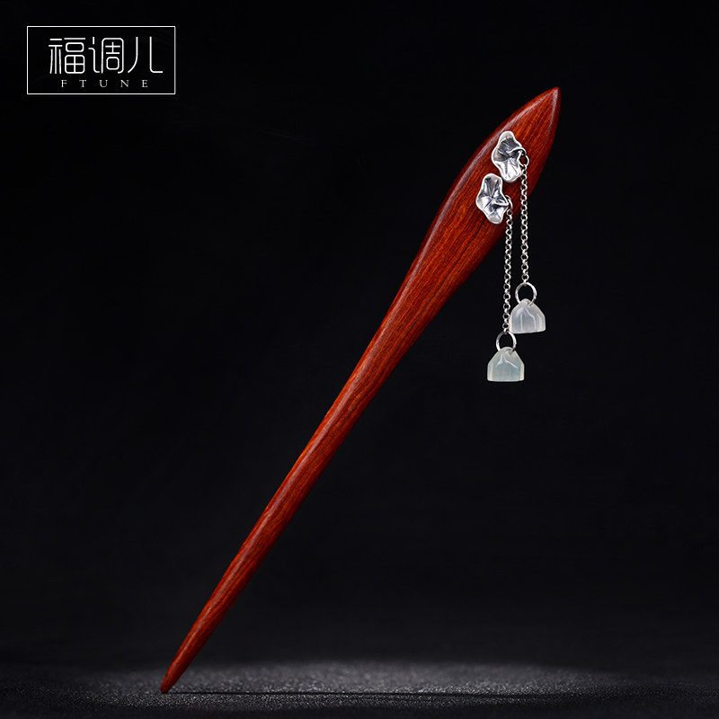 手工木簪子图片大全,自己做,桃木_大山谷图库