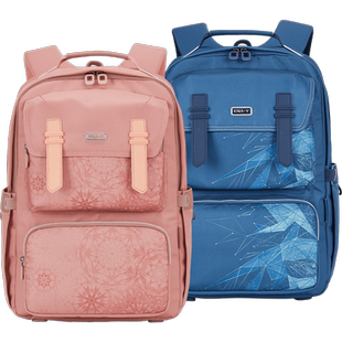 卡拉羊新款小学生初高中生云朵书包男女生休闲减负双肩包护脊5057