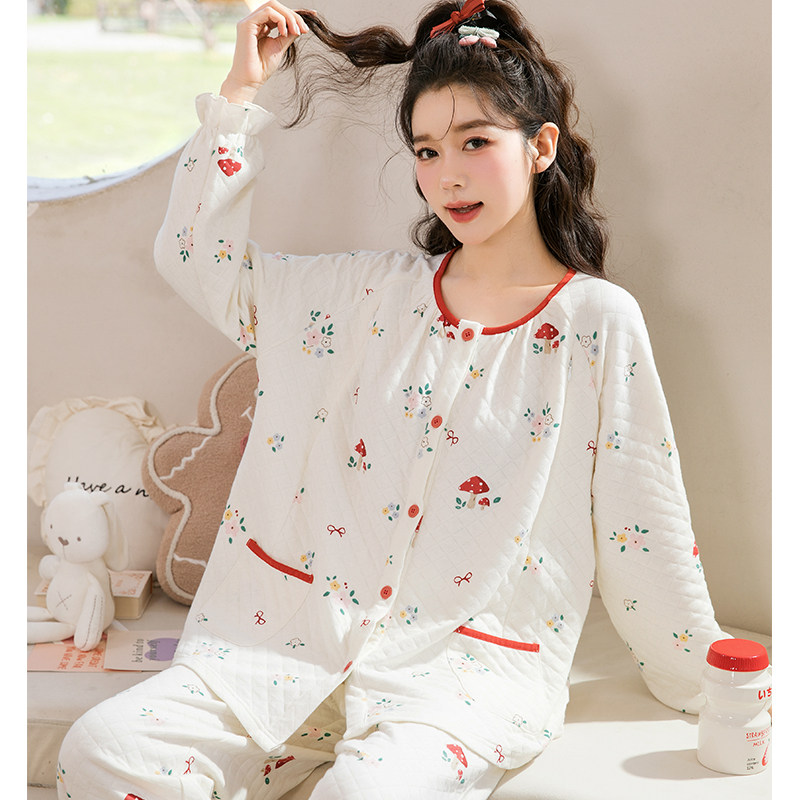 家时光月子服孕妇哺乳睡衣产后空气棉喂奶冬季外穿保暖产妇家居服,孕妇装/孕产妇用品/营养,家居服套装,淘宝优惠券,粉丝福利购,淘宝优惠卷