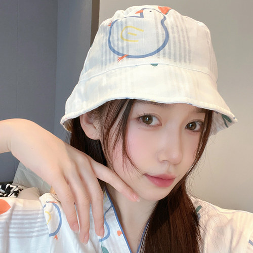 月子帽纯棉纱布夏季孕妇产妇帽