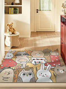 入口地垫2025新家庭入口地垫可切割地垫户外地毯钢丝圈免洗门垫