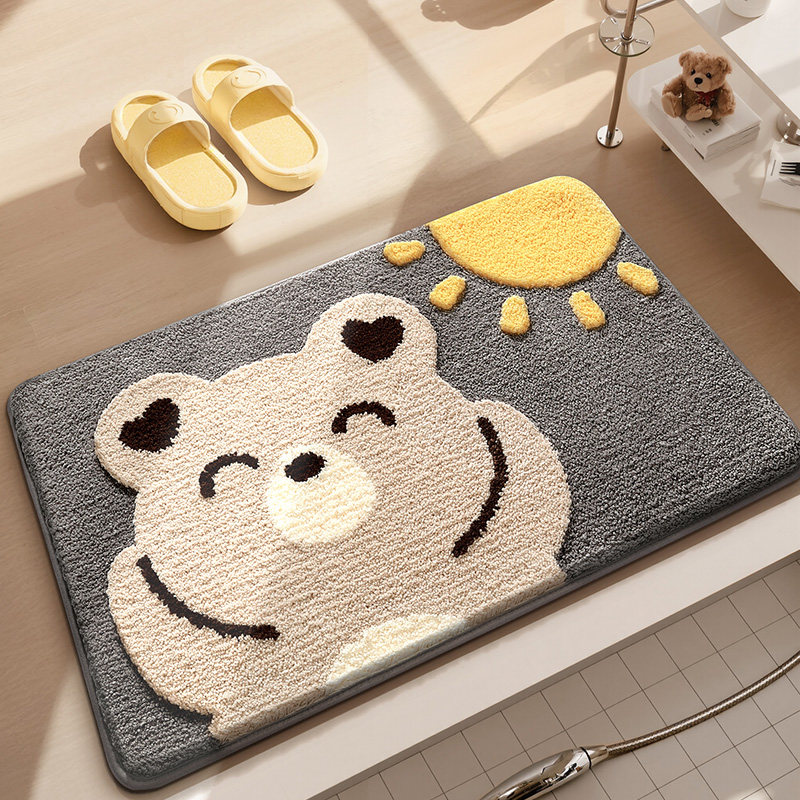 得喜浴室吸水地垫化妆室家用垫脚垫防滑垫厕所门垫洗手间门口垫子
