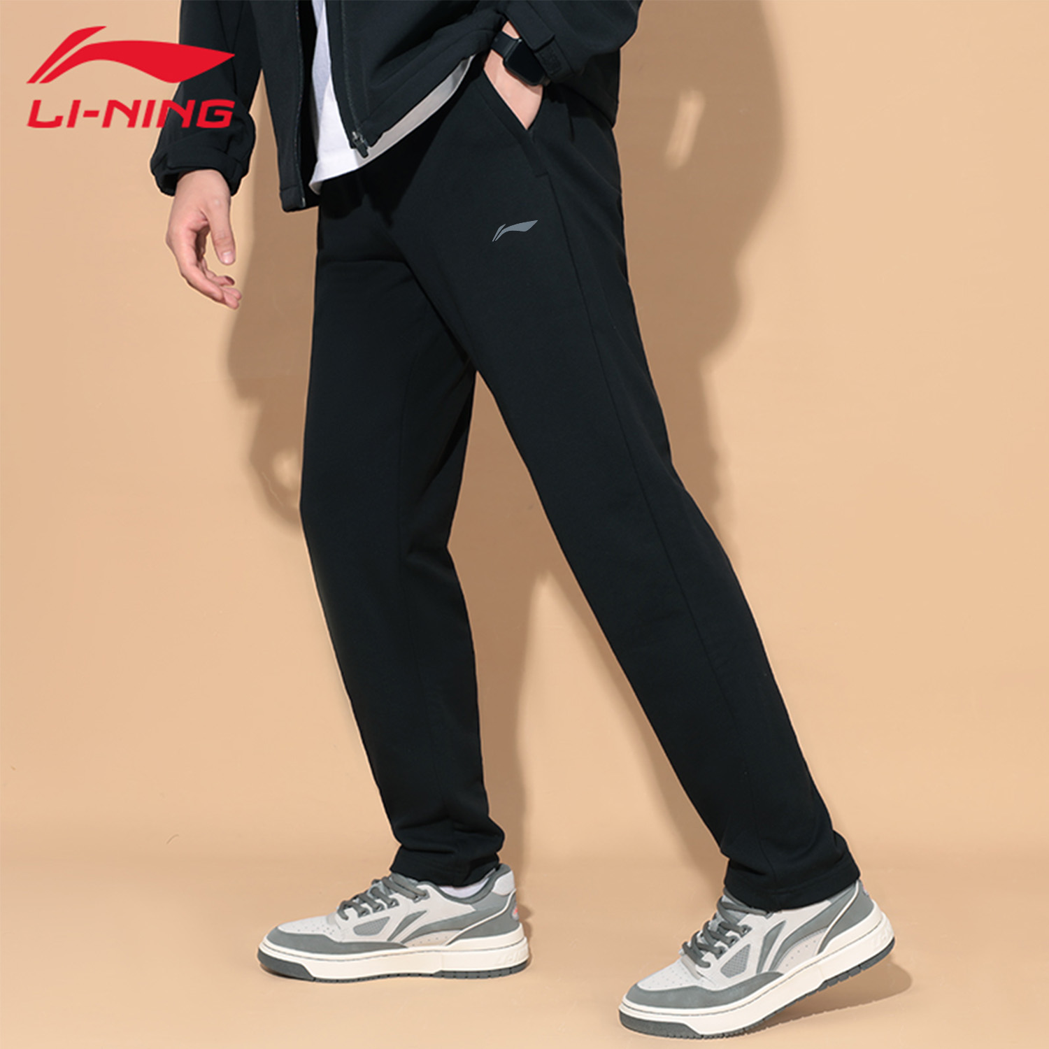 李宁运动裤男女休闲跑步健身长裤