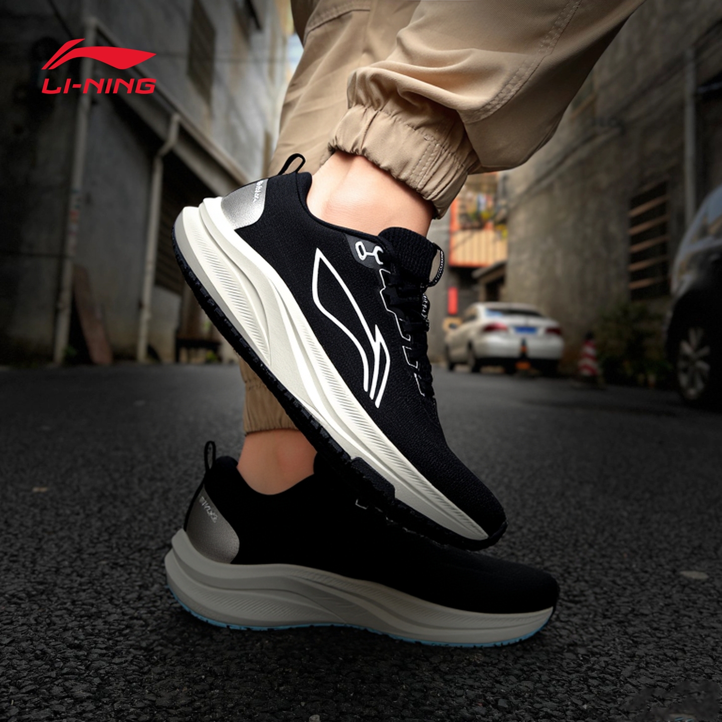 李宁赤兔8跑步鞋男正品中考专用6