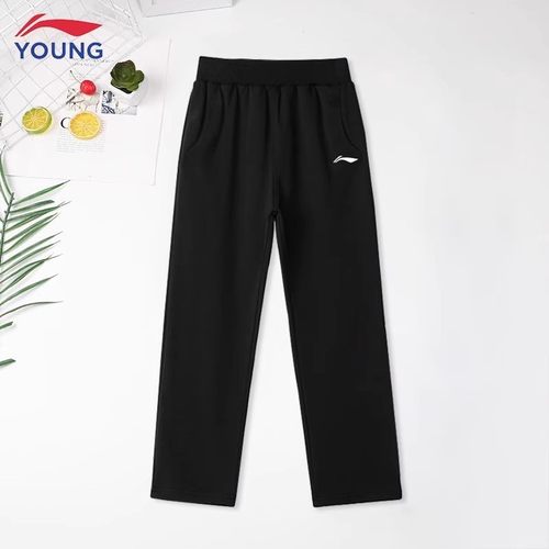 李宁童装儿童卫裤新款男女中大童