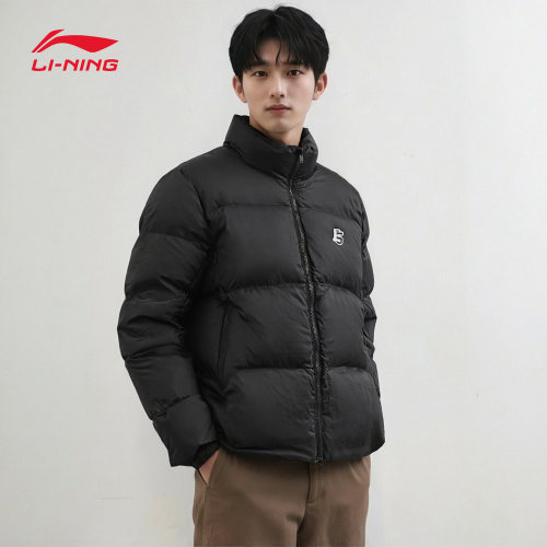 李宁反伍BADFIVE短款立领羽绒服