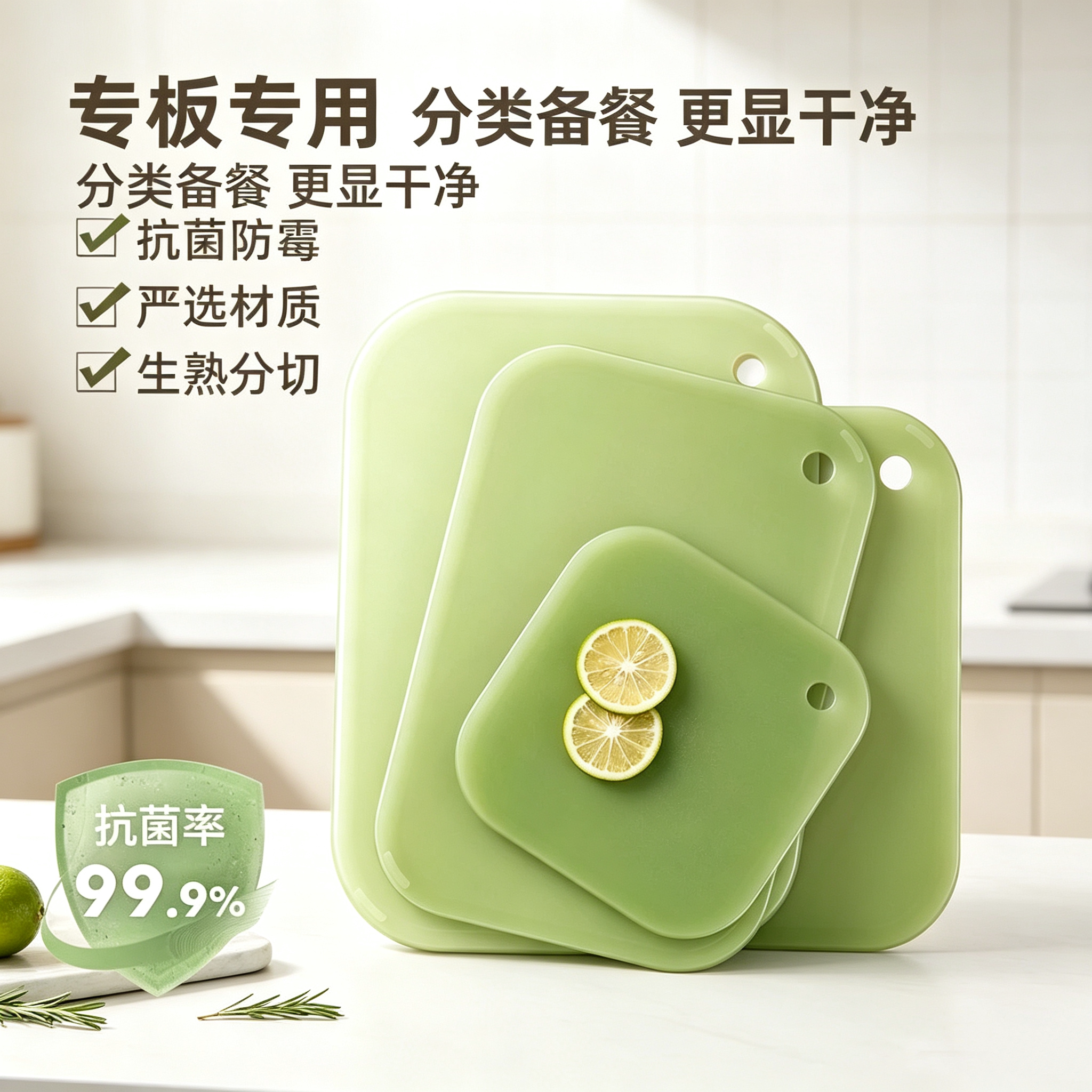 厨房双面砧板防霉防菌婴儿辅食
