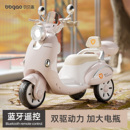 儿童摩托车电动车2025新款 三轮车可坐双人宝宝小孩遥控充电玩具车