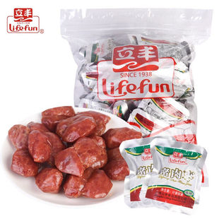 立丰猪肉枣中华老字号迷你小香肠烤肠猪腿肉即食办公室解馋小零食