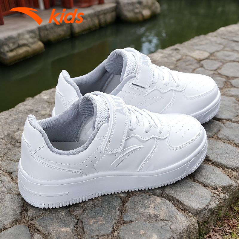 安踏童鞋儿童板鞋春季新款百搭简约大童休闲鞋男童小白鞋运动鞋子,童鞋/婴儿鞋/亲子鞋,板鞋,淘宝优惠券,粉丝福利购,淘宝优惠卷